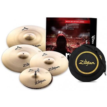 Zildjian A Series Cymbal Pack Rock With Free Bag