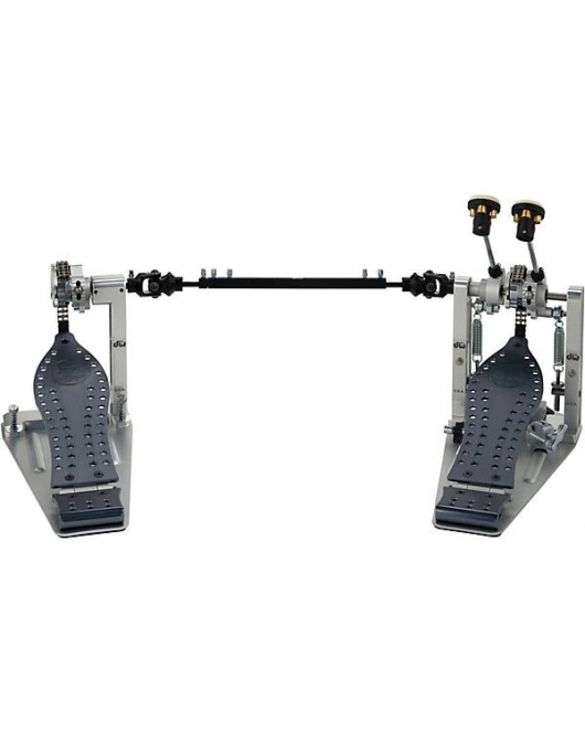DW Colorboard Double Bass Pedal Gun Metal Footboard