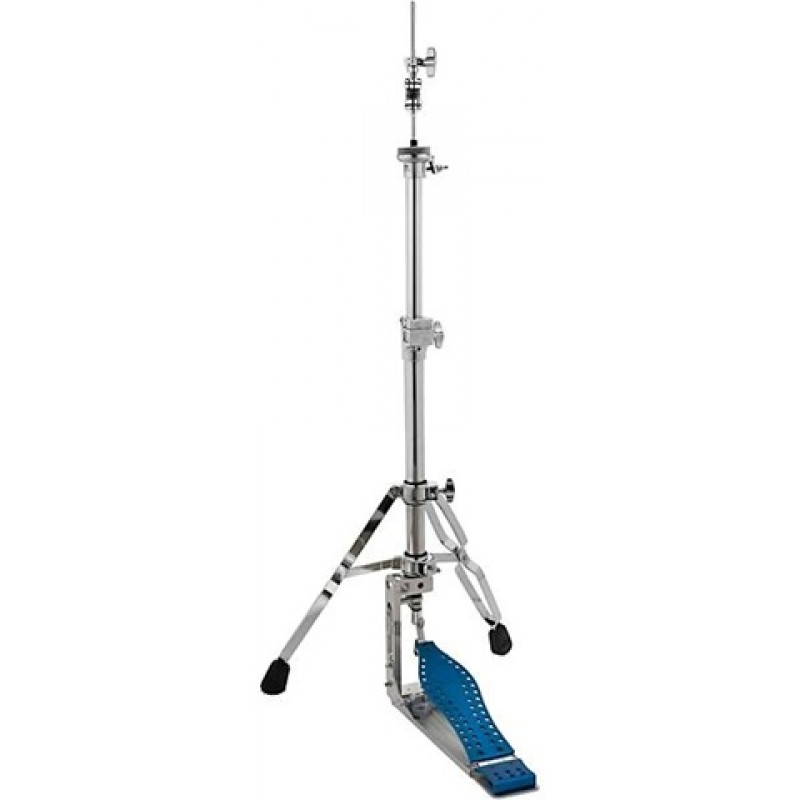 DW Colorboard Machined Direct Drive 2-Leg Hi-Hat Stand with Cobalt Footboard premium drum hardware professional drummers