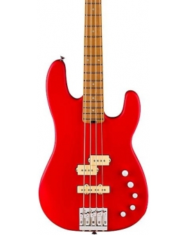 Charvel PM SD PJ IV MAH Bass Guitar Satin Ferrari Red