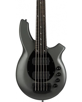 Ernie Ball Music Man Bongo 5 HH Electric Bass Guitar Titan Gray