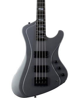ESP LTD John Campbell JC-4 Electric Bass Guitar Dark Grey Metallic Satin