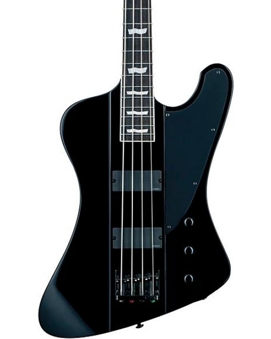 ESP Phoenix-1004 Electric Bass Black Black Pickguard ESP Phoenix-1004 Electric Bass Black Black Pickguard
