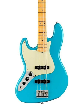 Fender American Professional II Jazz Bass Maple Fingerboard Left-Handed Miami Blue