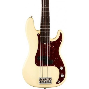 Fender American Professional II Precision Bass V Rosewood Fingerboard Olympic White