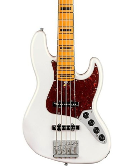 Fender American Ultra Jazz Bass V 5-String Maple Fingerboard Arctic Pearl