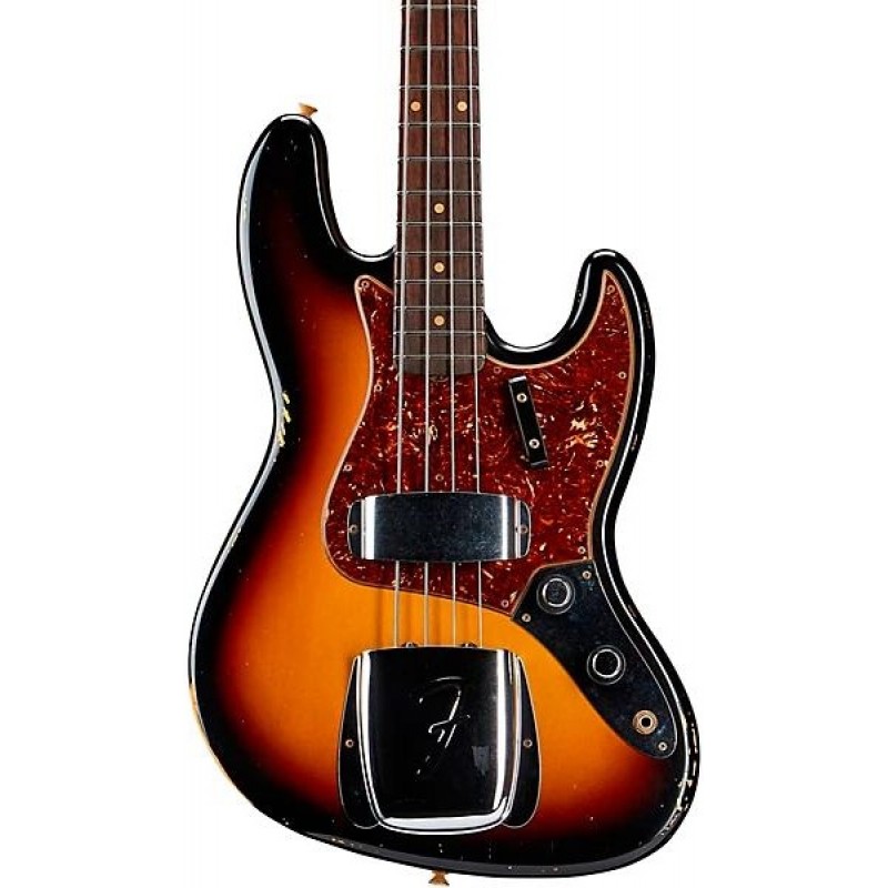 Fender Custom Shop 60 Precision Bass Relic 3-Color Sunburst premium tone collectible bass guitar instrument