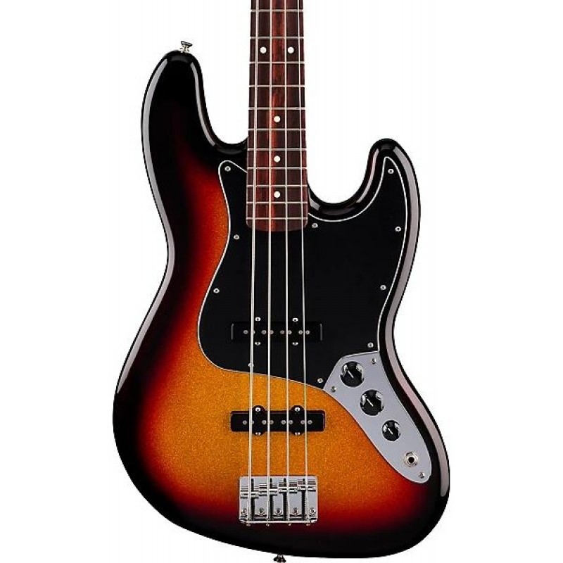 Fender Player II Jazz Bass Sparkle 3 Color Sunburst electric bass guitar with rosewood fingerboard front view