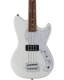 G&amp;L Fullerton Deluxe Fallout Shortscale Electric Bass Alpine White