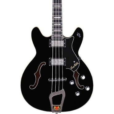 Hagstrom Viking Electric Short-Scale Bass Guitar Black