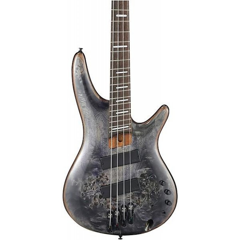 Ibanez SRMS800 multi-scale 4-string electric bass deep twilight finish ergonomic design smooth tone and versatile playability