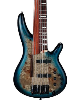 Ibanez Bass Workshop SRAS7 7-String Electric Bass Cosmic Blue Starburst