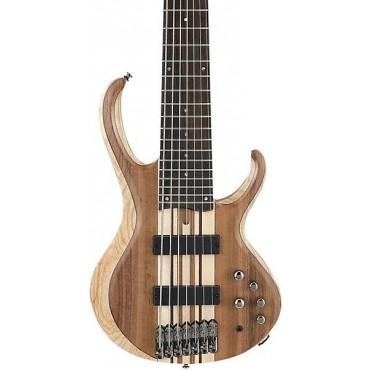 Ibanez BTB747 7-String Electric Bass Guitar Low Gloss Natural