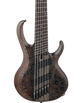 Ibanez BTB806MS 6-String Multi Scale Electric Bass Transparent Gray Flat