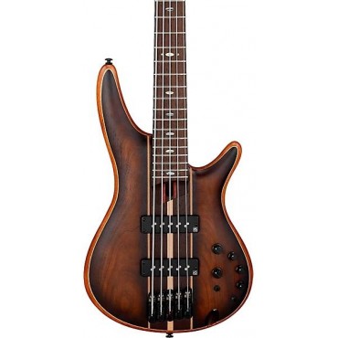 Ibanez Premium SR1355B 5-String Electric Bass Dual Mocha Burst Flat