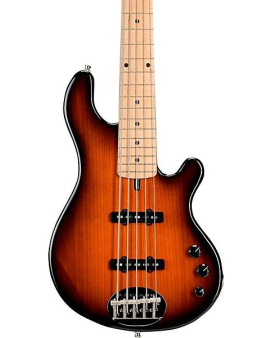 Lakland Classic 55 Dual J Maple Fretboard 5-String Electric Bass Guitar Tobacco Sunburst