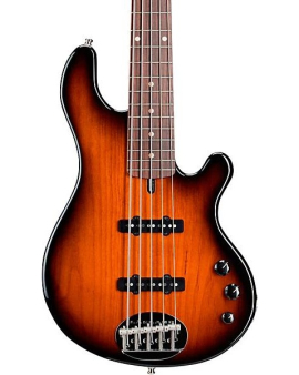 Lakland Classic 55 Dual J Rosewood Fretboard 5-String Electric Bass Guitar Tobacco Sunburst