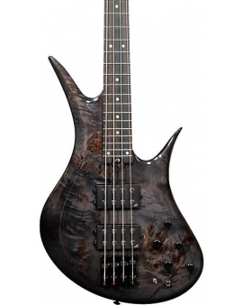 Legator Helio 4 string Bass Super Shred Series Electric Guitar Black Burl