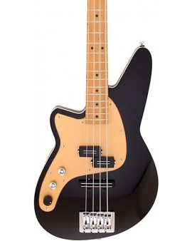 Reverend Decision Left-Handed P Bass Midnight Black