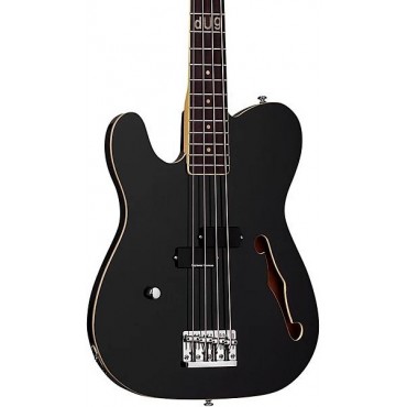 Schecter Guitar Research dUg Pinnick Signature Baron-H Left-Handed Electric Bass Black