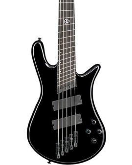 Spector NS Dimension HP 5 5-String Multi-Scale Electric Bass Guitar Solid Black Gloss