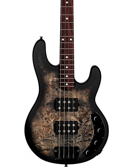Sterling StingRay Ray34HH Burl Top Bass Black