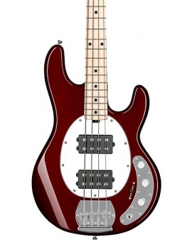 Sterling by Music Man StingRay Ray4HH Maple Fingerboard Electric Bass Candy Apple Red