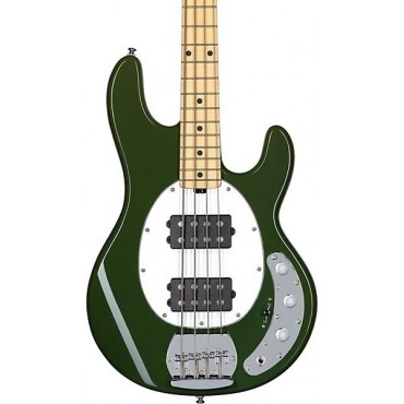 Sterling by Music Man StingRay Ray4HH Maple Fingerboard Electric Bass Olive