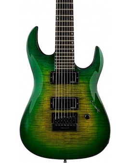 B.C. Rich Andy James Signature 7-String EverTune Electric Guitar Trans Green Burst