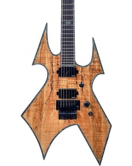 B.C. Rich Warbeast Extreme Exotic with Floyd Rose Electric Guitar Spalted Maple