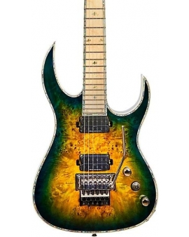B.C. Rich Z6 Prophecy Archtop with Floyd Rose Electric Guitar Reptile Eye