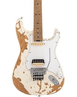 Charvel Henrik Danhage Limited-Edition Signature Pro-Mod So-Cal Style 1 Electric Guitar White Relic