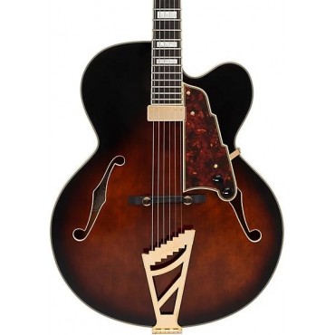 D'Angelico Premier EXL-1 Hollowbody Electric Guitar Brown Burst