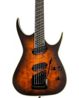 Dean Exile Select Multiscale With Kahler Electric Guitar Satin Natural Black Burst