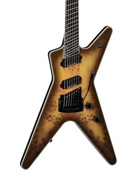 Dean ML Select 7-String Multi-Scale With Kahler Electric Guitar Satin Natural Black Burst