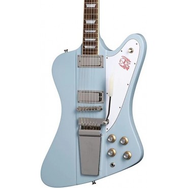 Epiphone 1963 Firebird V Maestro Vibrola Electric Guitar Frost Blue
