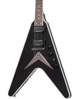Epiphone Dave Mustaine Flying V Custom Electric Guitar Black Metallic