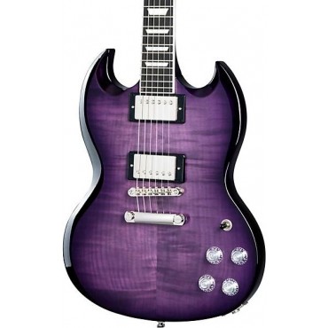 Epiphone SG Modern Figured Electric Guitar Purple Burst