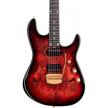 Ernie Ball Music Man Jason Richardson Artist Series Cutlass Electric Guitar Rorschach Red
