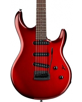 Ernie Ball Music Man Luke 4 SSS Electric Guitar Scoville Red