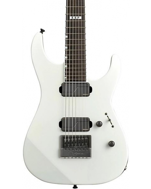ESP E‑II M‑II 7B Baritone EverTune Guitar Pearl White ESP E‑II M‑II 7B Baritone EverTune Guitar Pearl White