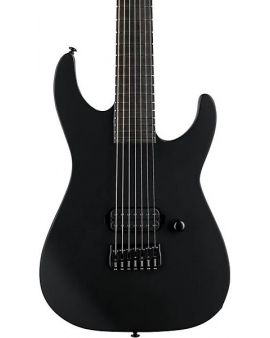ESP LTD M-7HT BARITONE Black Metal Electric Guitar Black Satin