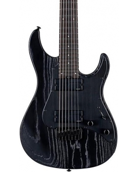 ESP LTD SN-1007 Baritone HT 7-String Electric Guitar Black Blast