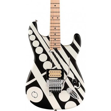 EVH Striped Series Crop Circles Electric Guitar Satin Crop Circles