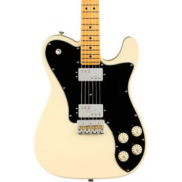 Fender American Professional II Telecaster Deluxe Maple Fingerboard Electric Guitar Olympic White