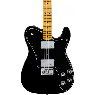 Fender American Vintage II 1975 Telecaster Deluxe Electric Guitar Black