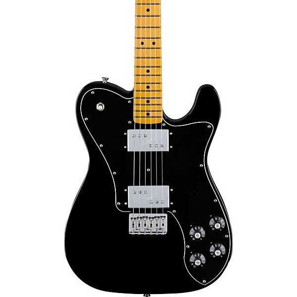 Fender American Vintage II 1975 Telecaster Deluxe Electric Guitar Black