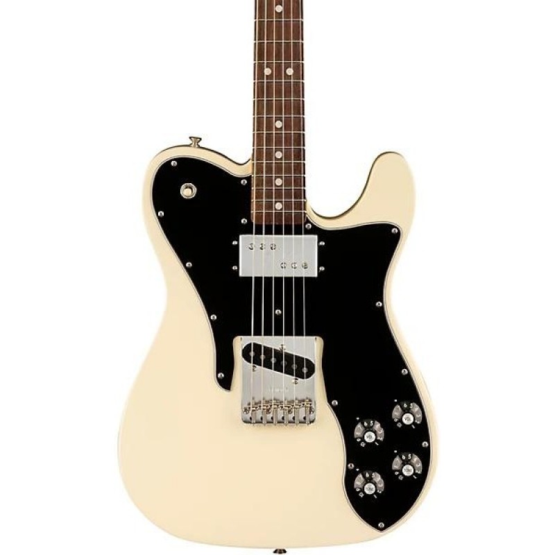 Fender American Vintage II 1977 Telecaster Custom Olympic White electric guitar rosewood fingerboard USA made vintage style
