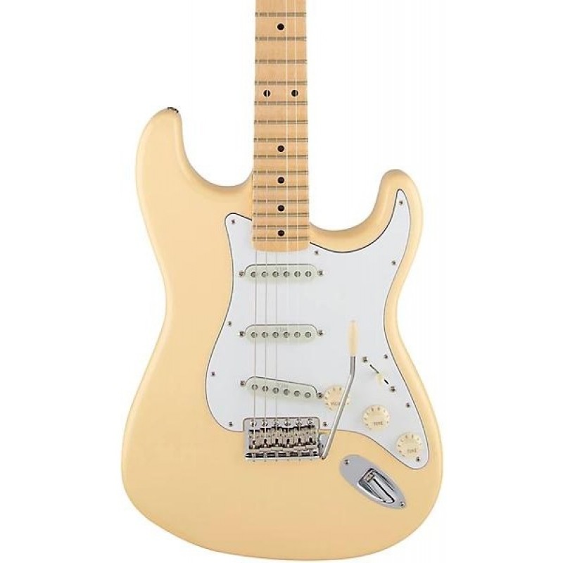 Fender Yngwie Malmsteen Stratocaster Vintage White Maple electric guitar maple fingerboard fast shred tone and signature design
