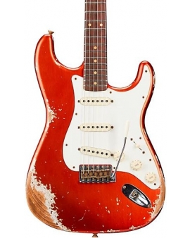 Fender Custom Shop 1959 Stratocaster Heavy Relic Electric Guitar Super Faded Aged Candy Apple Red